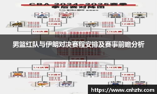 男篮红队与伊朗对决赛程安排及赛事前瞻分析